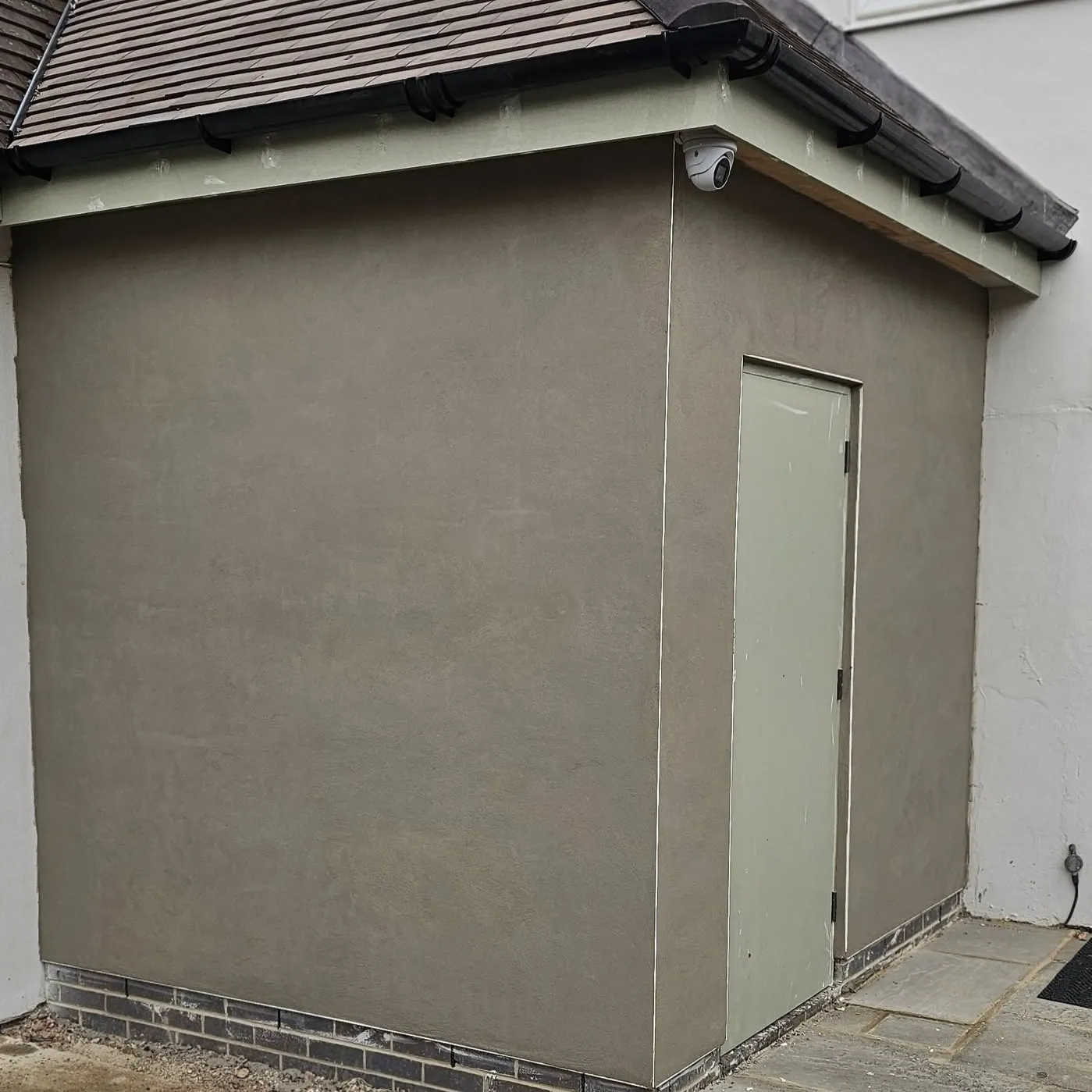 After plastering